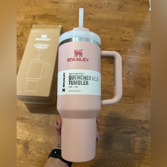 NEW IN BOX Stanley Quencher H2.O Flowstate Tumbler 40oz Pink Dusk - Picture 5 of 11